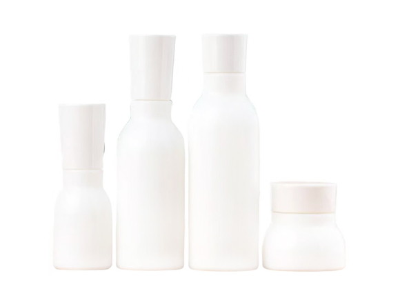 glass lotion bottle