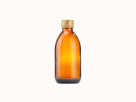 glass medicine bottle