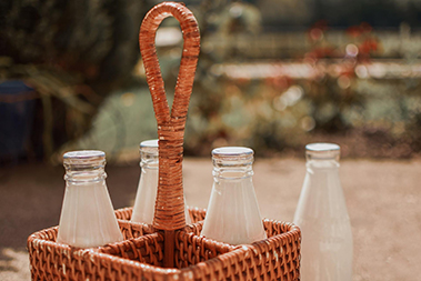 roetell glass milk bottles