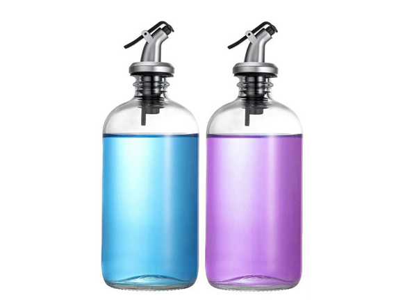 500ml Premium Glass Mouthwash Bottles with Dispenser