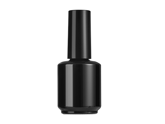 15ml Black Empty Glass Bottles for Nail Polish