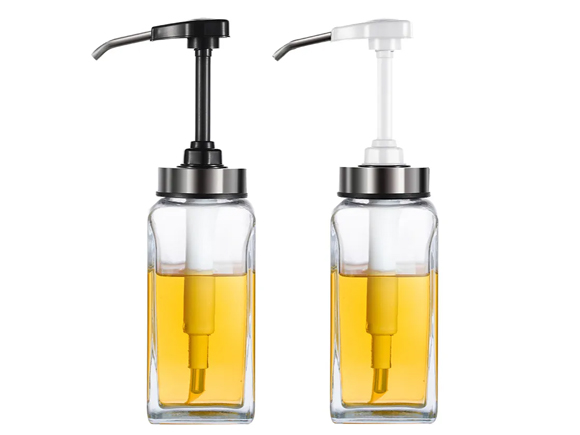 Middle Size Glass Squeeze Bottles