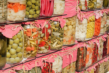 glass pickle jars