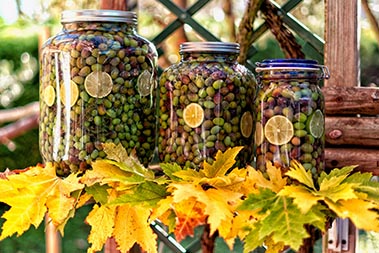 glass pickle jars