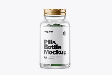Glass-pills-bottle