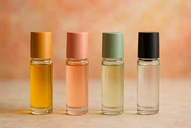 glass roll on bottles