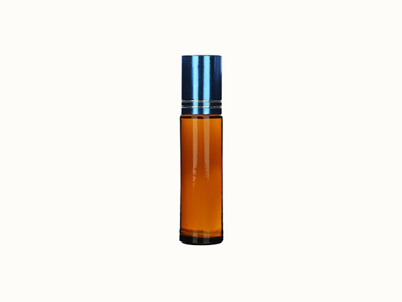 4ml 9ml Amber/Brown Perfume/Essential Oil Round Glass Bottles With Roller And Cap