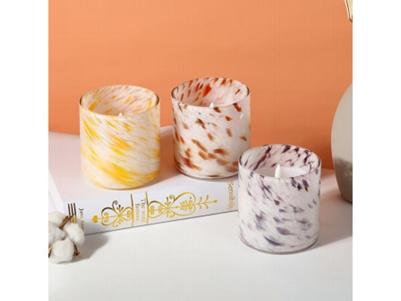 Glass Speckle Candle Jars Wholesale Vessel