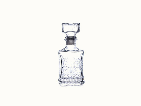 900ml Clear Glass Wine Bottle