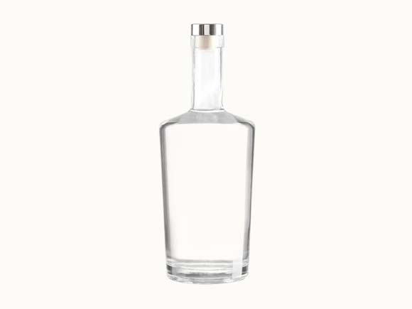 glass spirite bottle