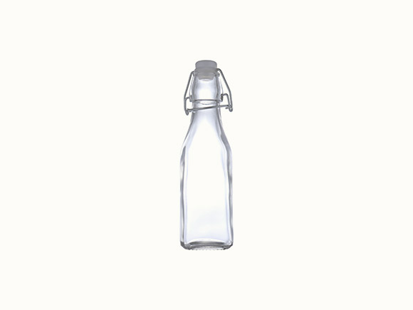 glass swing bottle