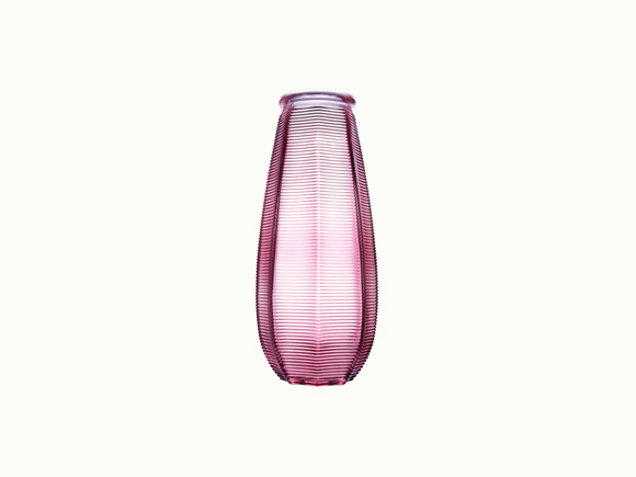 8cm Pink Glass Vases
