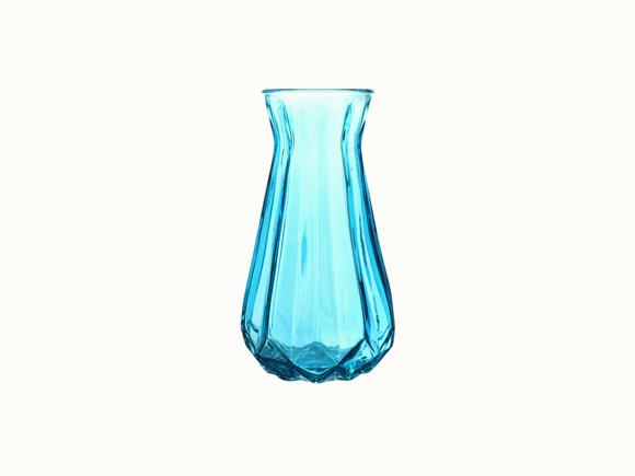 Blue/Red/Green/Gray/Yellow Glass Vase