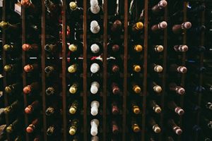 glass wine bottles