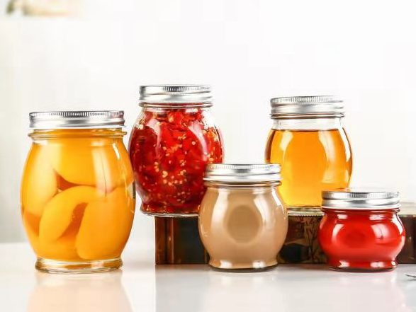 Food Hot Sauce Glass Jars