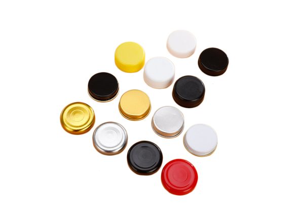 different caps for glass bottles
