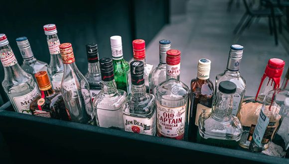 liquor bottle