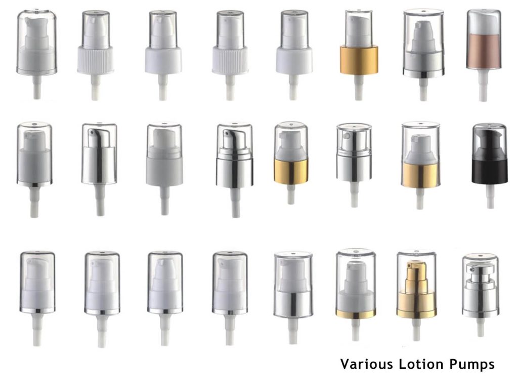 lotion pump for glass lotion bottles