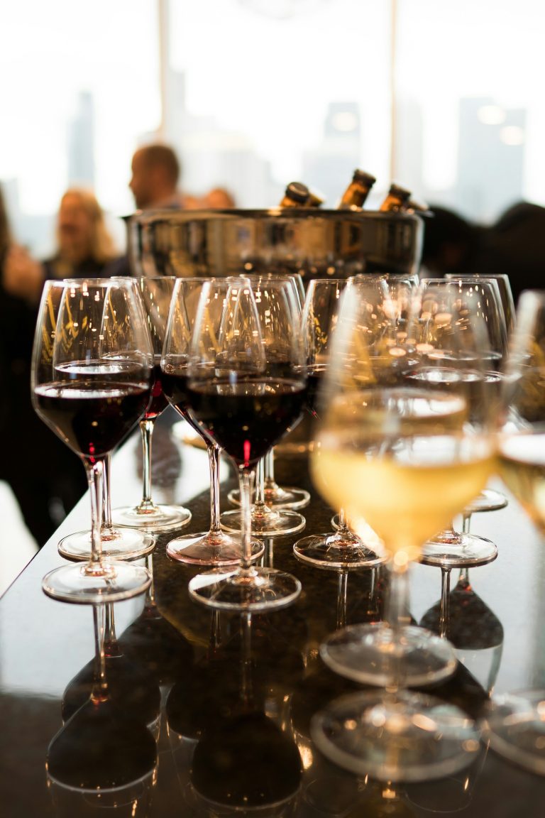 red wine glass