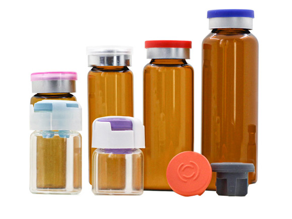 Mini Amber Glass Vials for Pharmaceutical with Lids