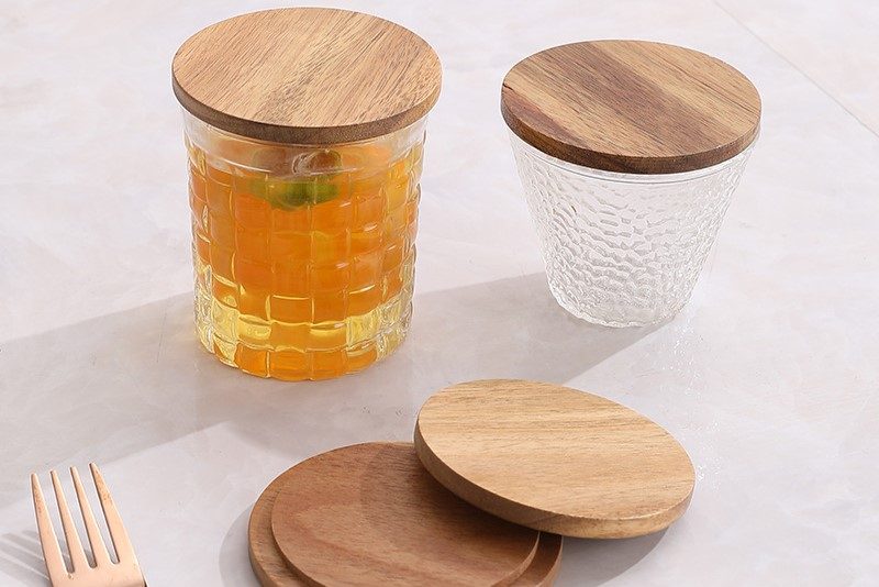 glass vessels with lids supplier