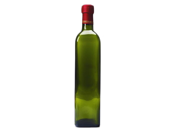 500ml Green Square Olive Oil Glass Bottles