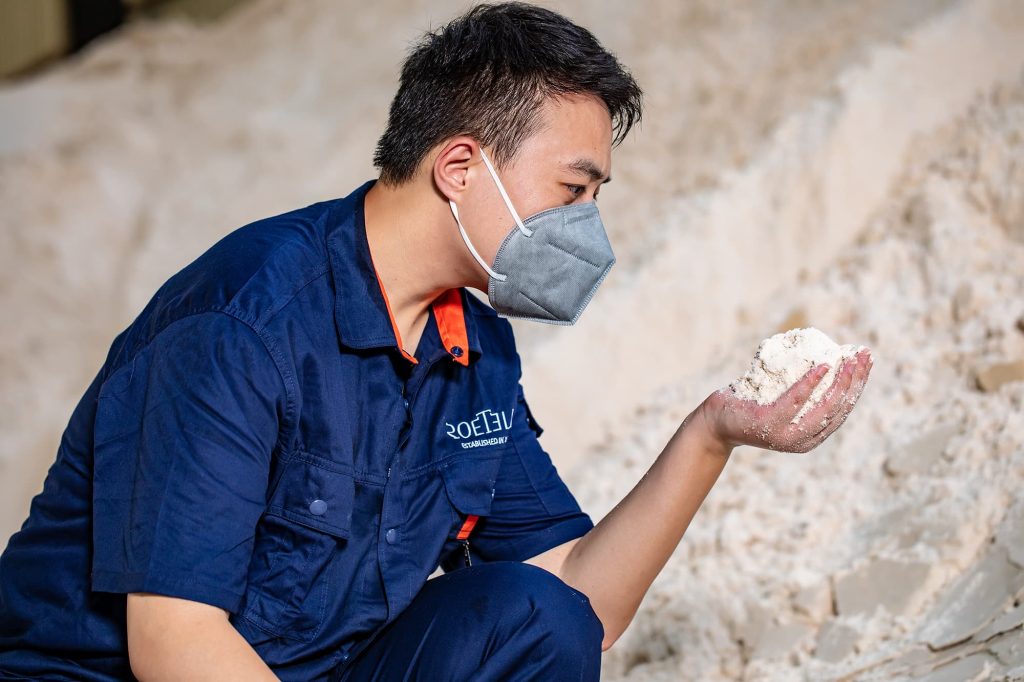 inspect glass raw material