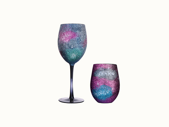 410ml Colored Glass Decorative Jar