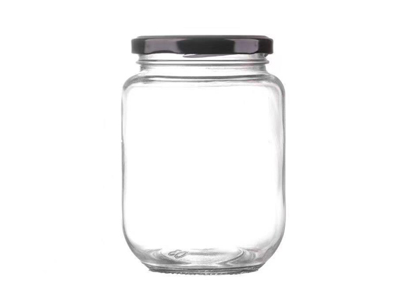 Bulk Round Fat Pickle Jar with Metal Lids