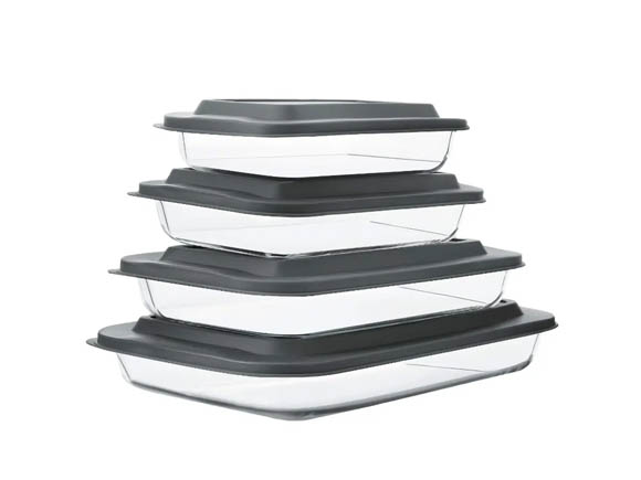 Rectangle Baking Dish Borosilicate Glass Cookware Jars Wholesale