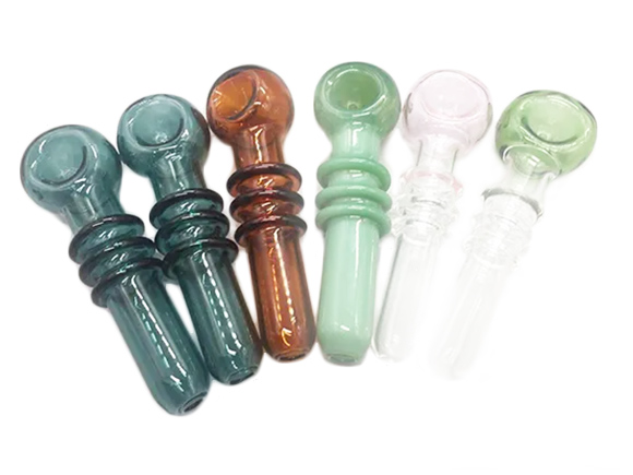 Glass Spoon Pipe Tobacco Weed Pipes