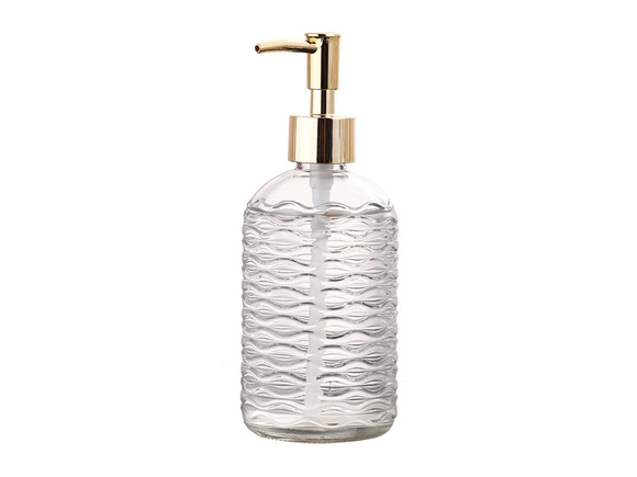 400ml Transparent Hand Soap Glass Bottle