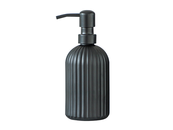 400ml Matte Black Luxurious Glass Soap Bottle