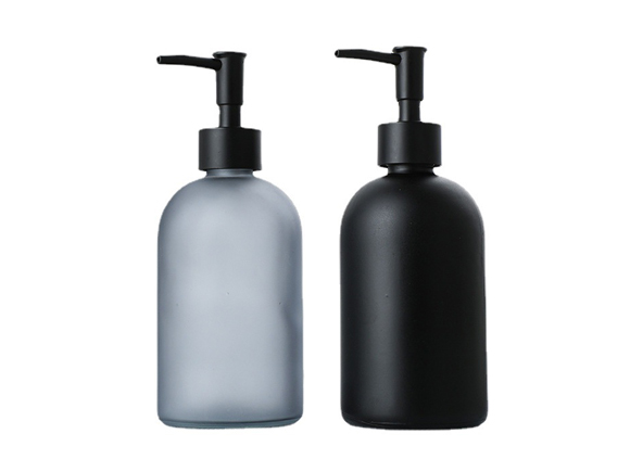 roetell glass soap bottle