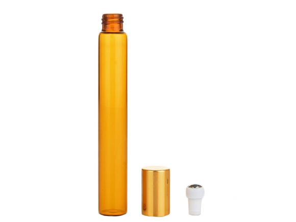 10ml Silm Amber Clear Glass Roller Bottles