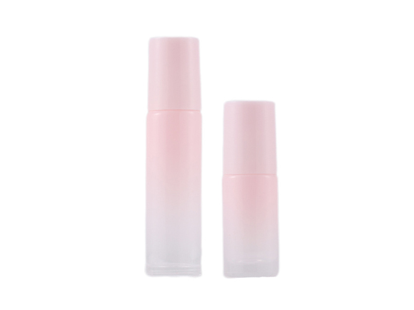 5ml 10ml Pink Glass bottles with Stainless-steel Roller