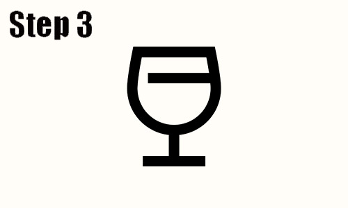 Sample drinking glasses