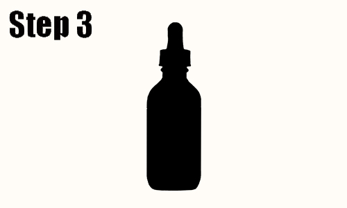 Sample essential oil and dropper bottle