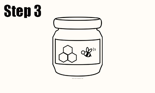 Sample honey jar