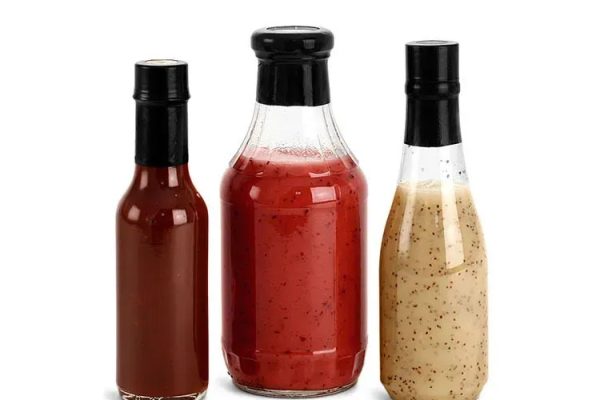 sauce jars with lids various shapes
