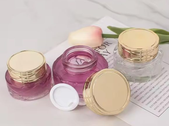 shapes of glass cosmetic jars wholesale