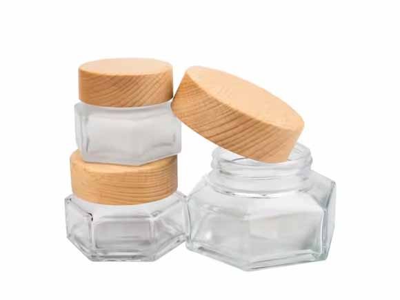shapes of glass cream jars wholesale
