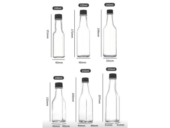 Sizes of Hot Sauce Bottles Bulk