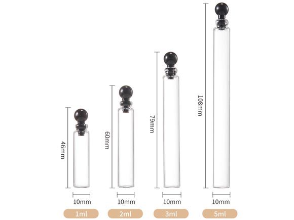 sizes of sample bottle perfume