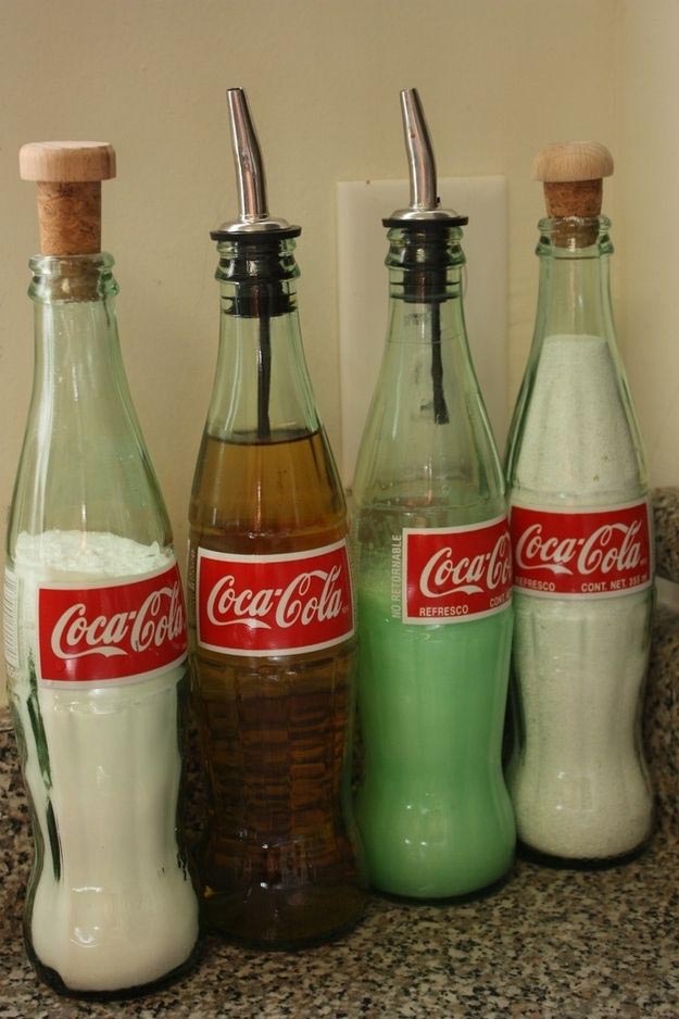 soda bottle creative usage