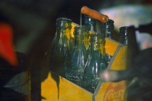 soda bottles
