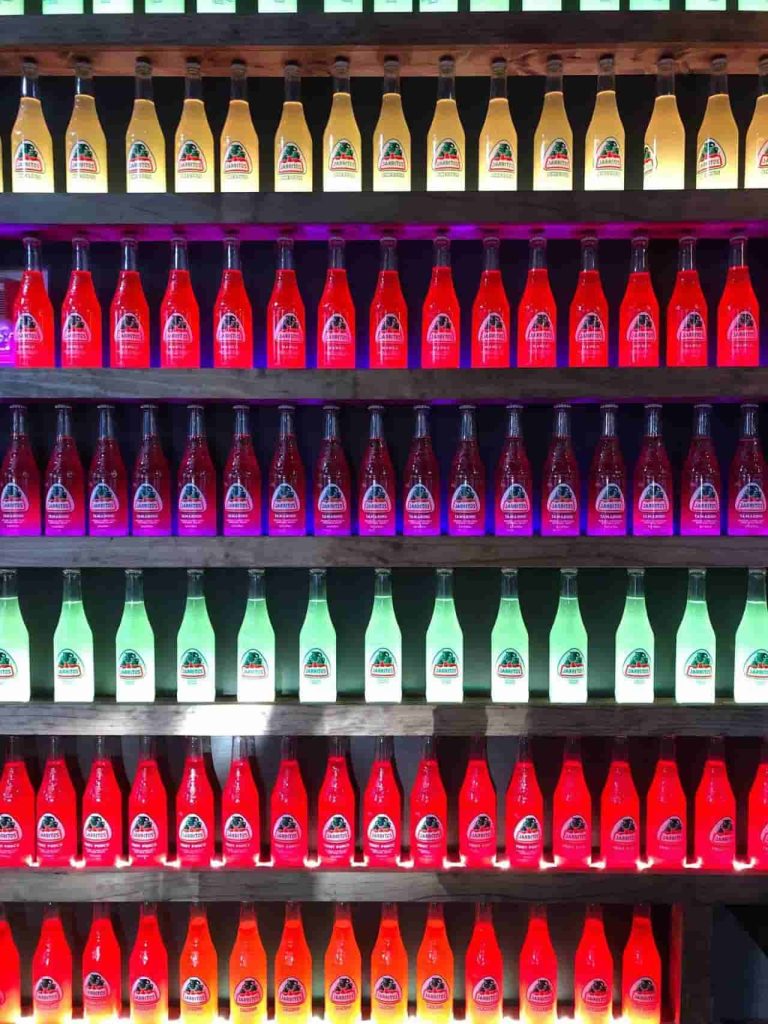 soda drink glass bottles