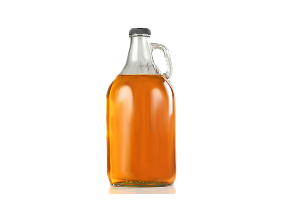 2 Gallon Clear Glass Bottle