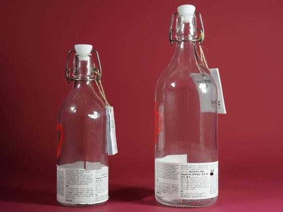 glass swing bottles