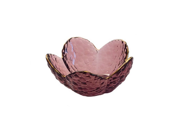Vintage Red Glass Fruit Bowl in Bulk